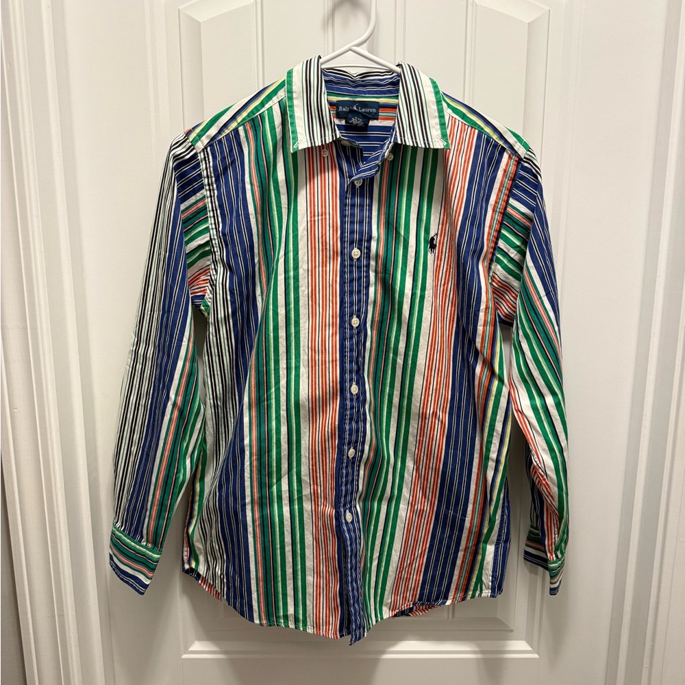 Ralph Lauren Kids’ Multicolor Striped Button Down Shirt